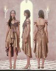 Purple Gold Aria Dress