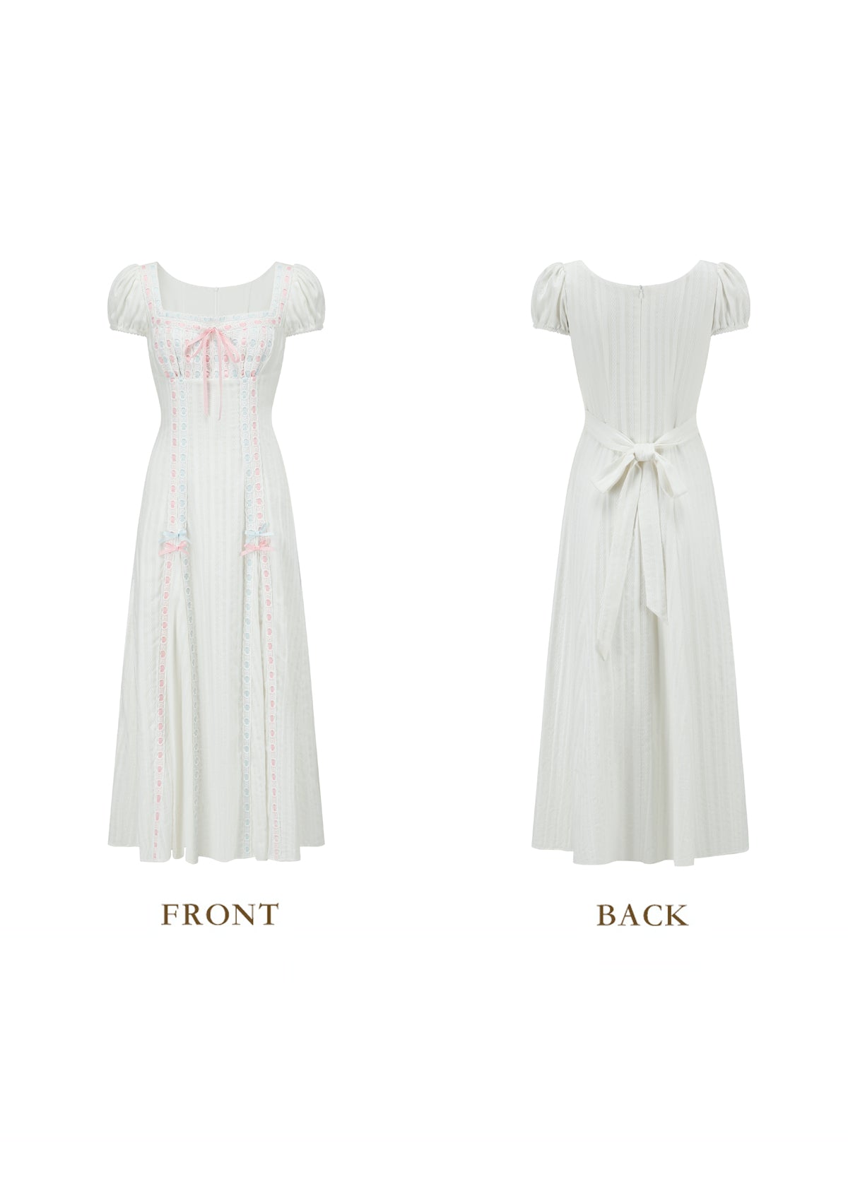 Cream Frost Shave Ice Dress (Long)