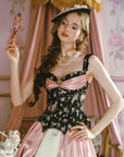 Night Feast Pink Crystal Corset