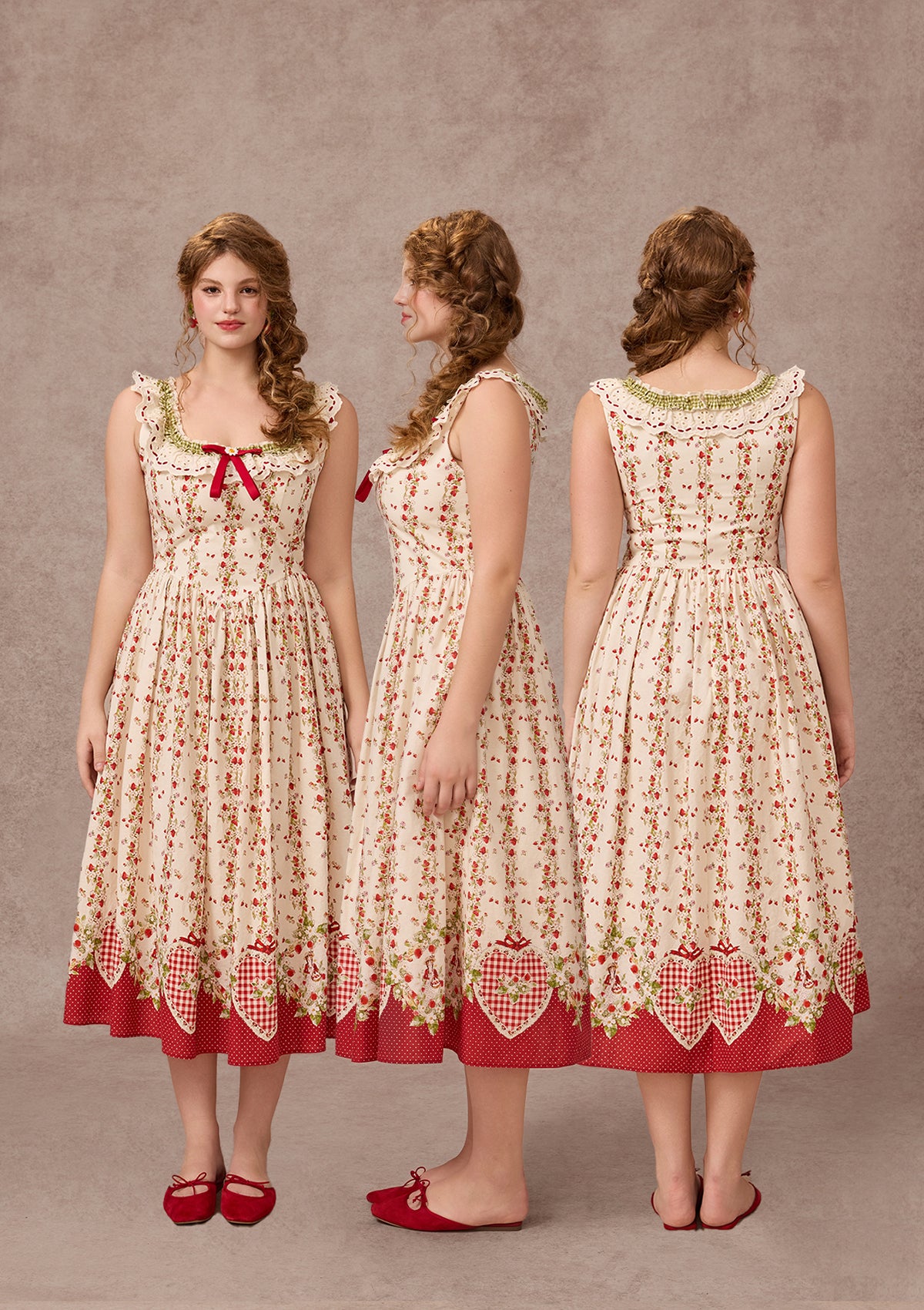 Curve&Plus Wildberry Picnic Dress