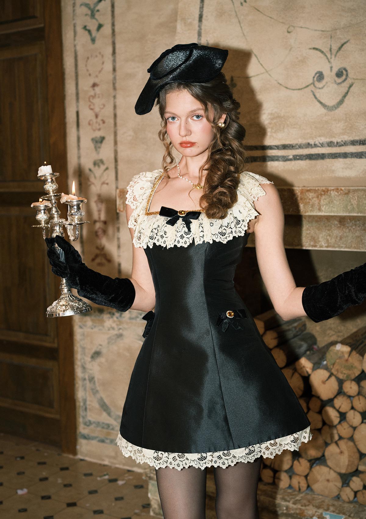 Golden Nocturne Gallery Dress