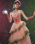 Grape Grinda Corset Dress (Long)