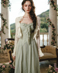 Green Bud Fairy Corset Dress
