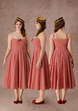 Curve&Plus Afternoon Berry Tea Dress