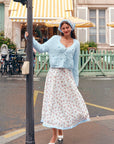 Kleid „Blue Flower Trail“