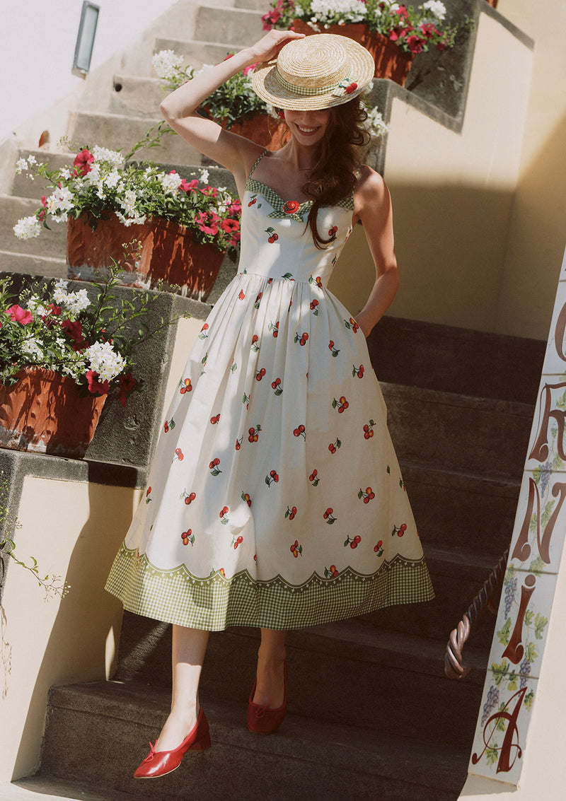 Wild Cherry Dress (Long) | LaceMade