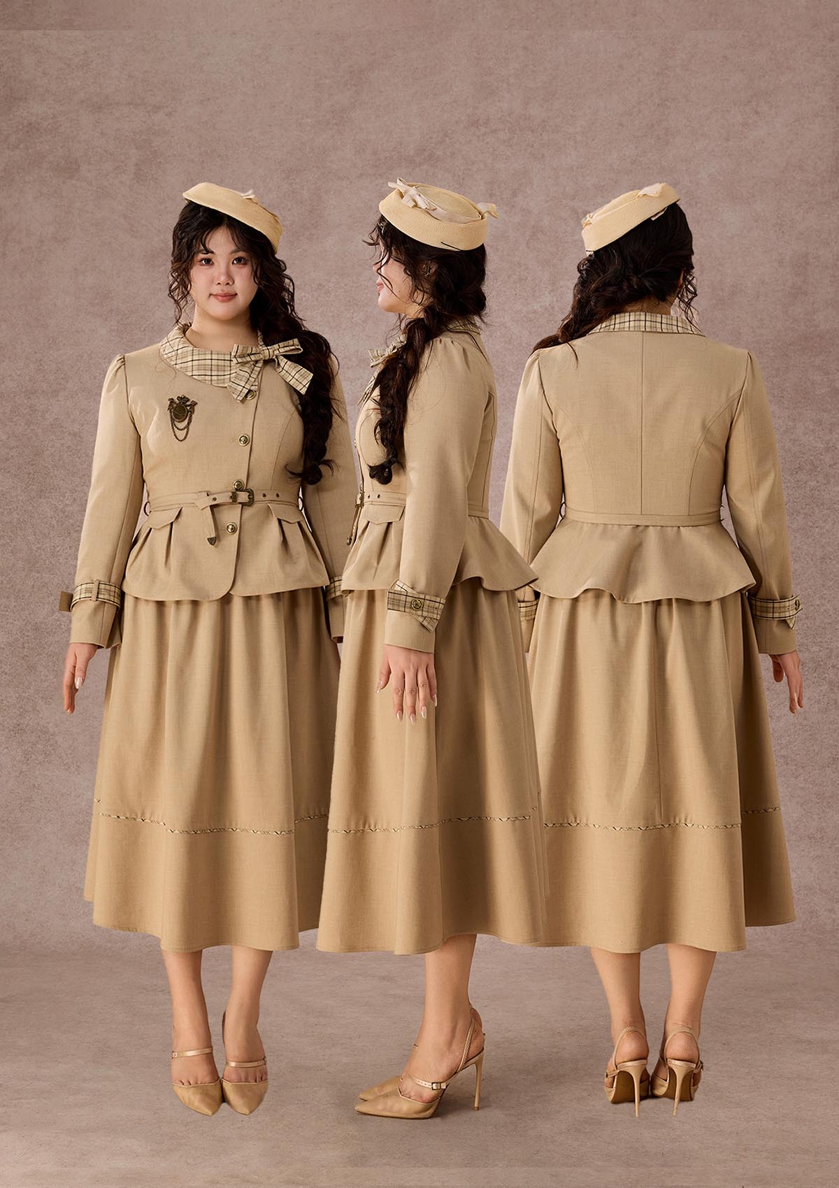 Curve&Plus British Voyage Skirt