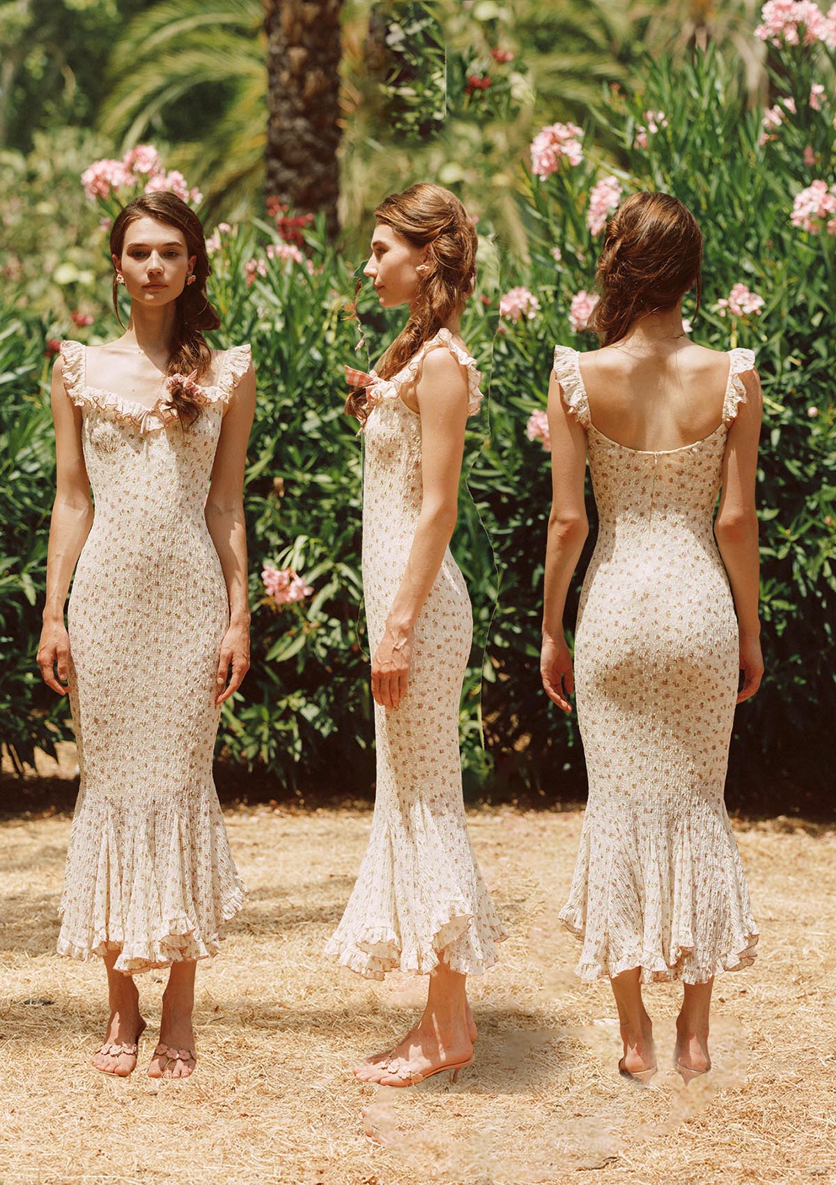 Petite Vase Knit Dress – Blush