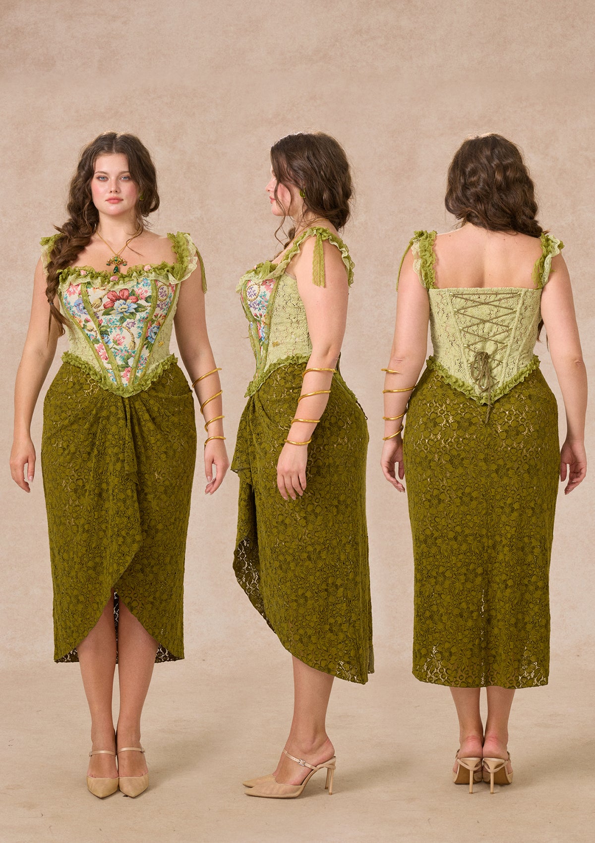 Curve&Plus Forest Elf Princess Corset