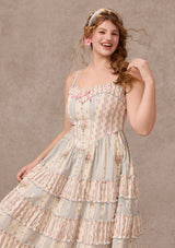 Curve&Plus Girl in Blue Wind Dress