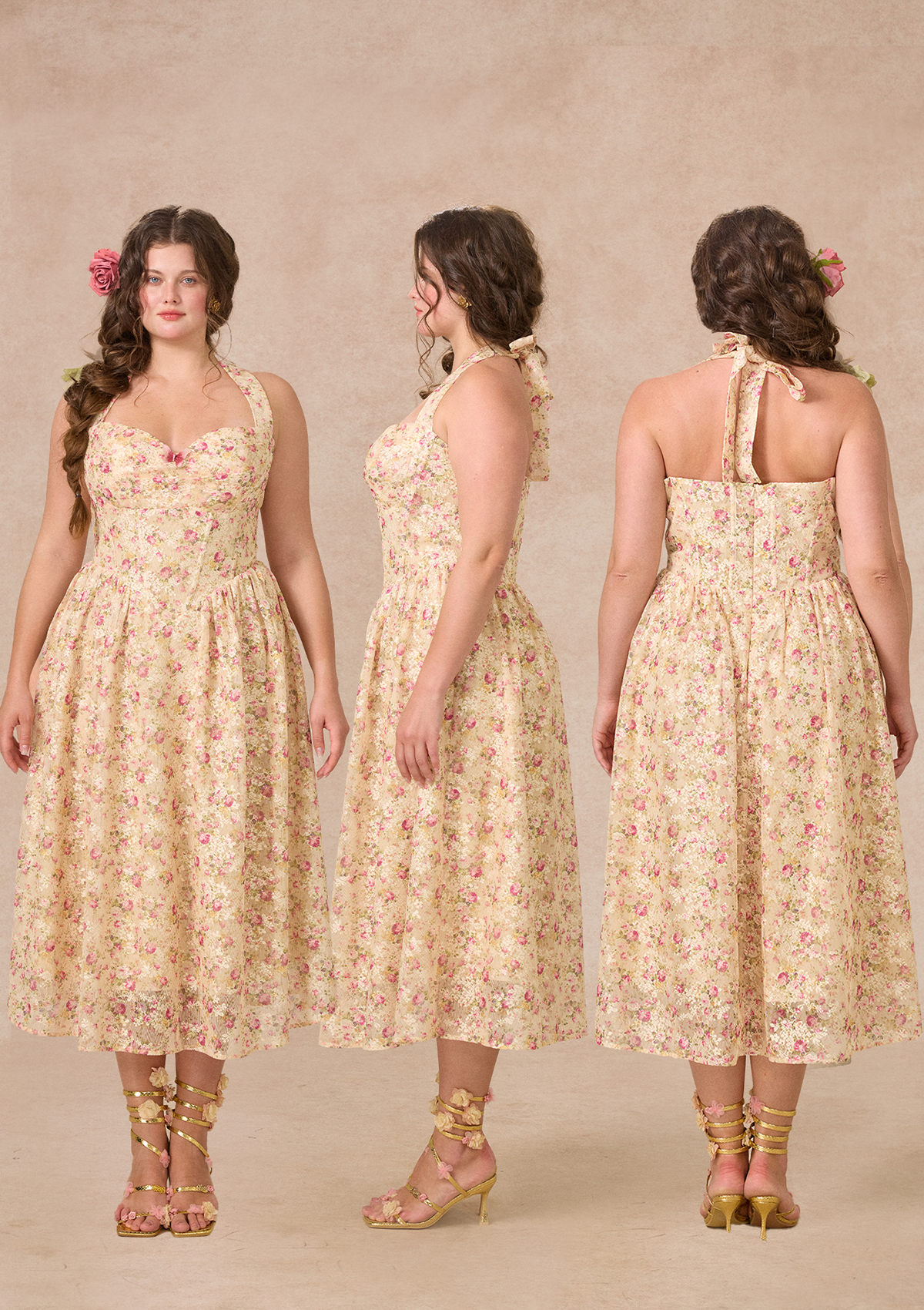Curve&Plus Wildwood Rose Dress
