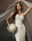 Cream Chanson Dress
