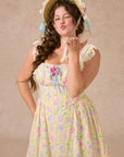 Curve&Plus Honey Tea Garden Dress