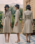 Cream Tea Trench Coat