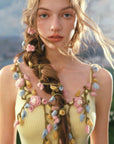 Flower Vine Novel Knit Dress