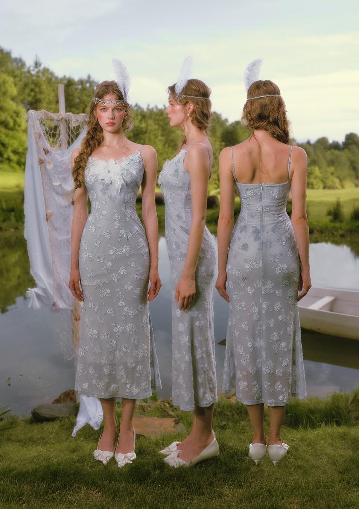 Swan In The Late Summer Dress