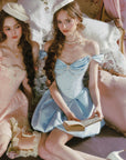 Blue Bud Corset Dress