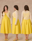 Curve&Plus Little Orange Cardigan
