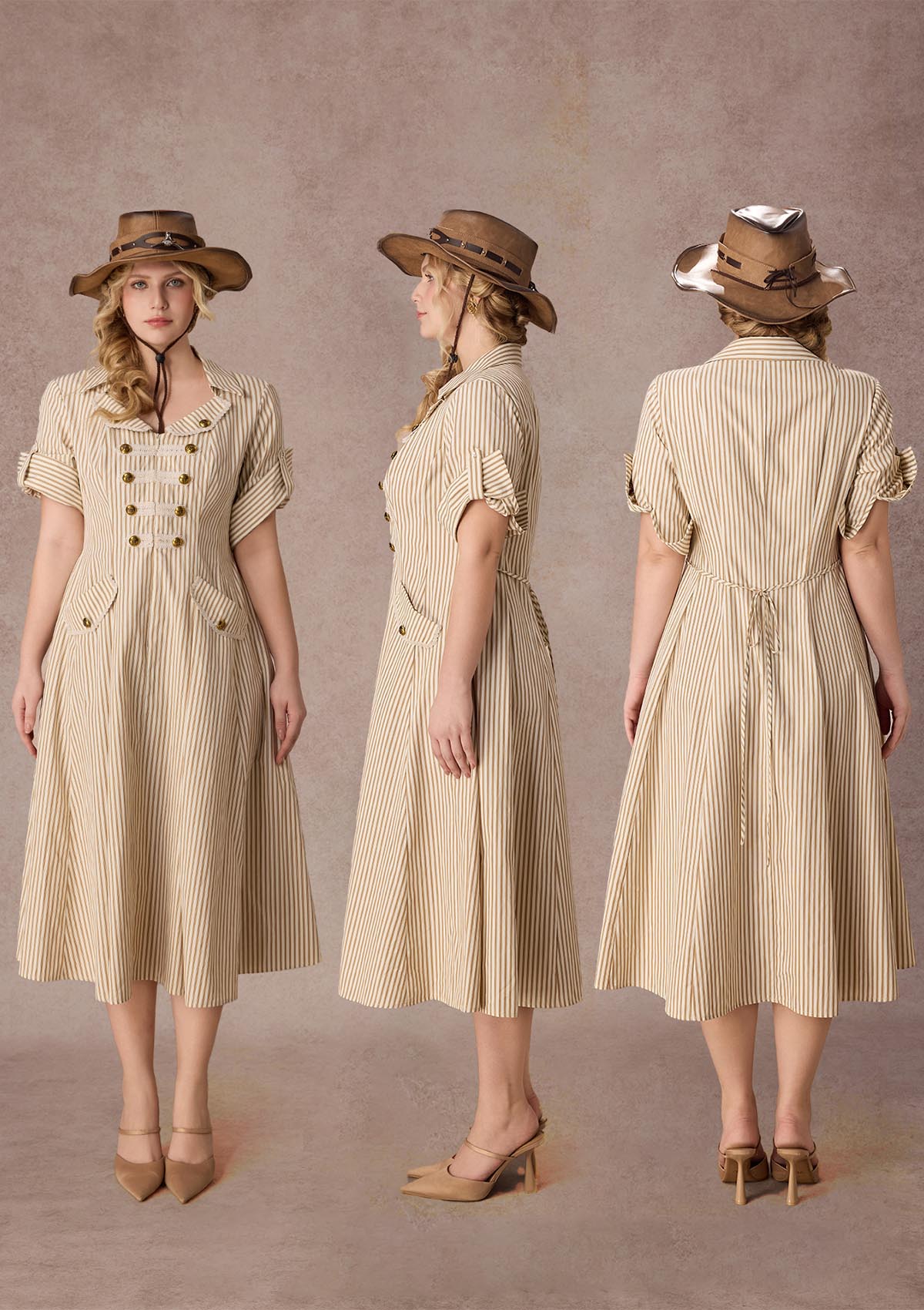 Curve&amp;Plus Napoleon Voyage Dress