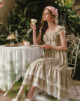 Meadow Vine Corset Dress (Long)