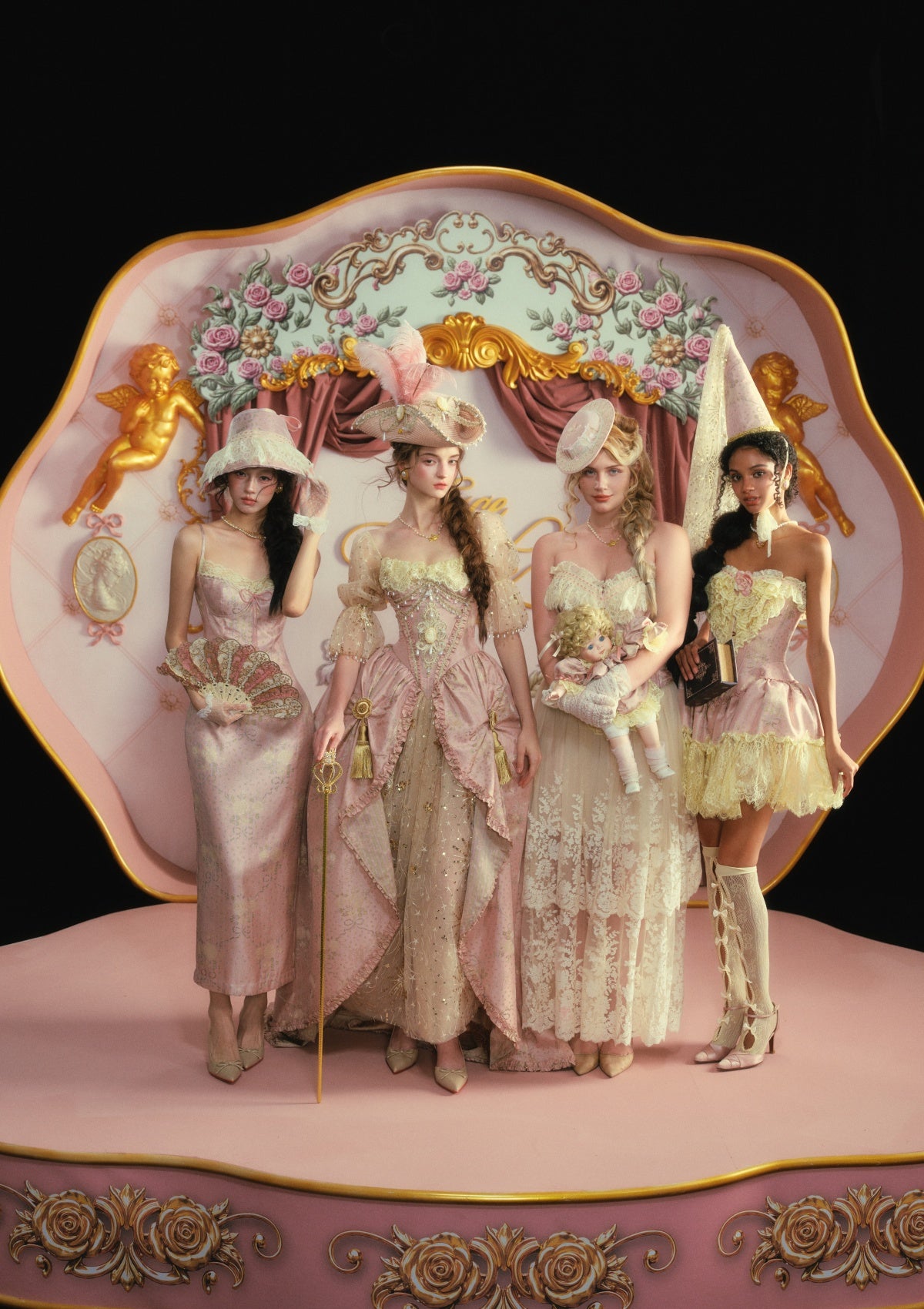 Blush-Gold Era: Crowning Glory Gown