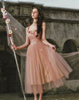 Fluttering Ribbon Dance Corset Dress