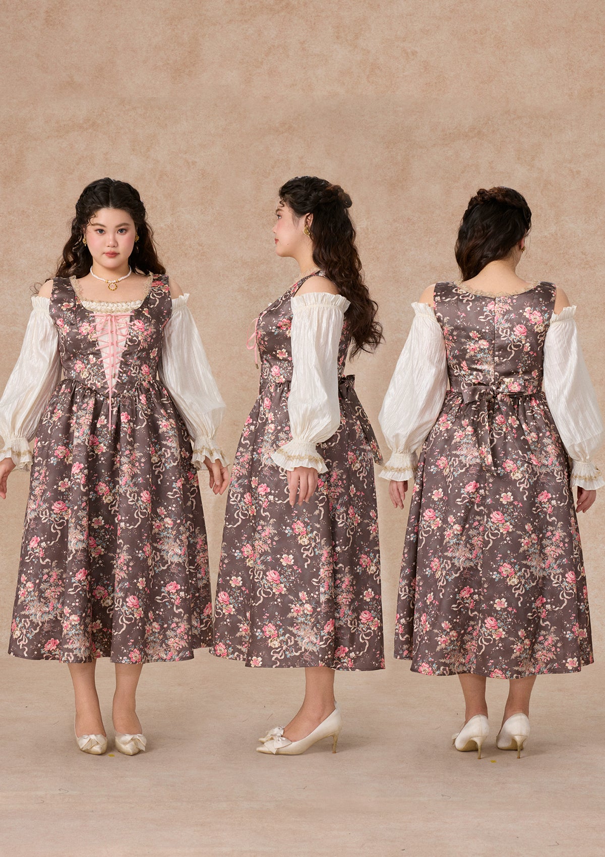 Curve & Plus Provence Diary Dress