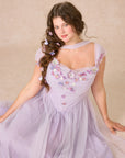 Curve&Plus Ode to Purple Iris Dress
