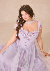 Curve&Plus Ode to Purple Iris Dress
