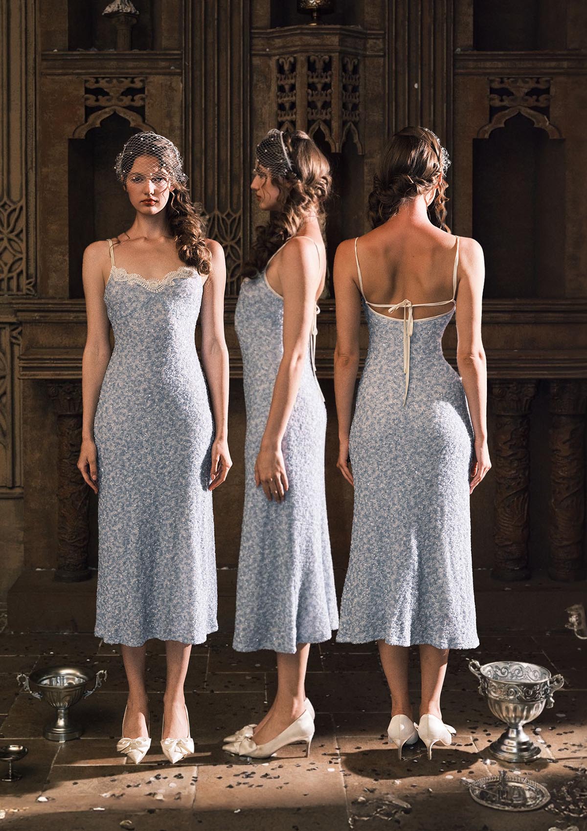 Azure Coral Dress (Long)