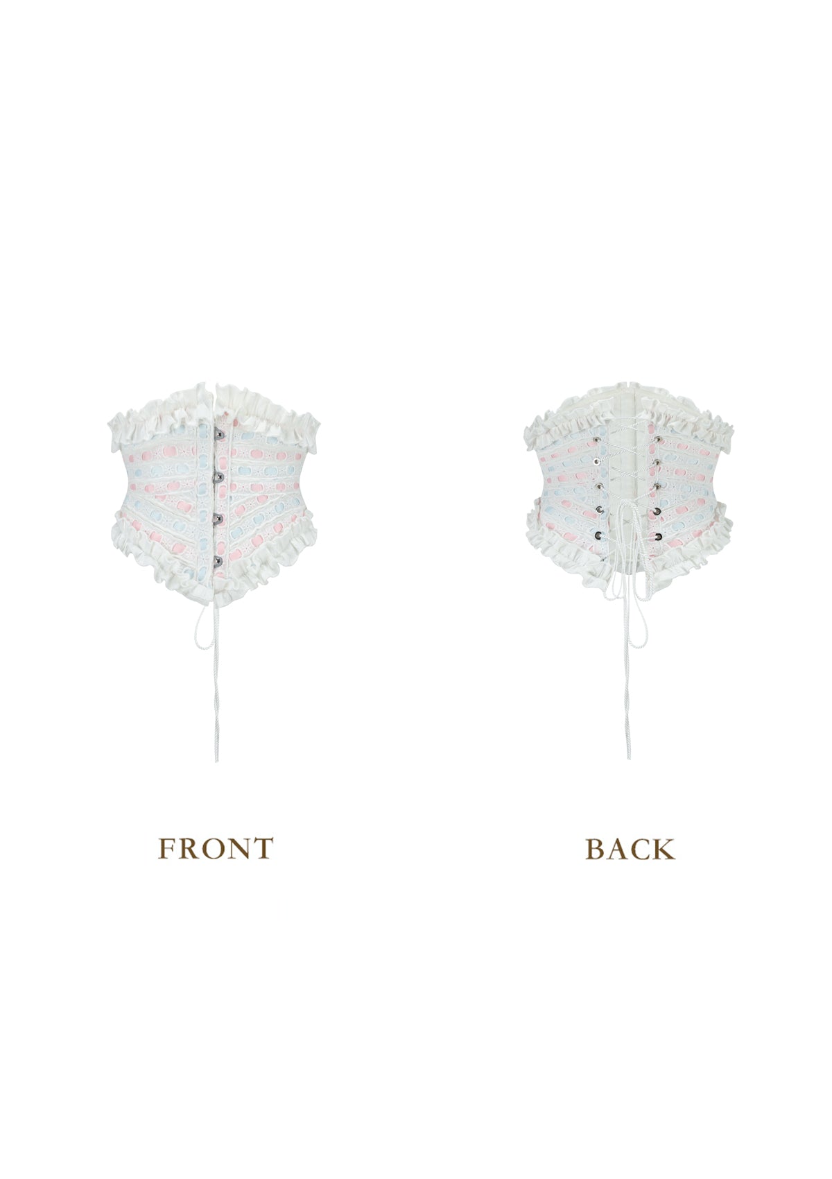 Cream Frost Shave Ice Corset