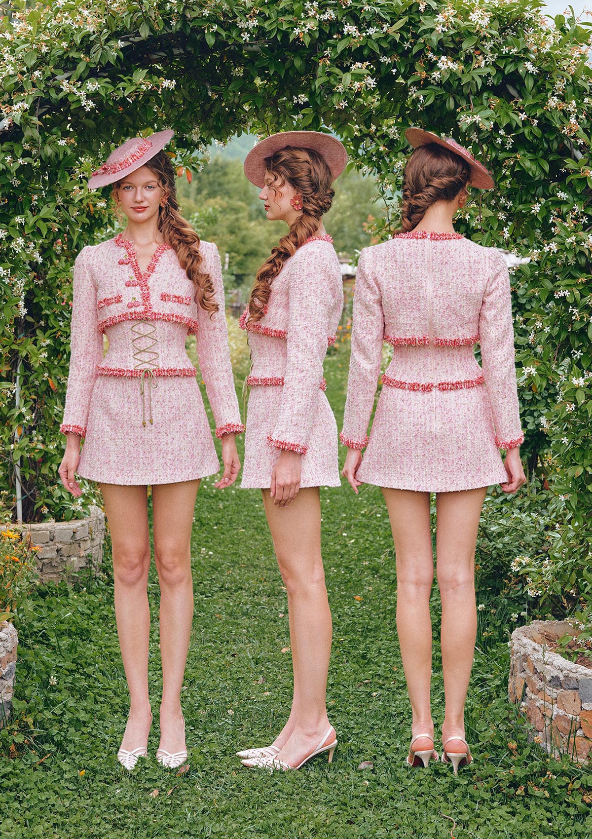 Rose Afternoon Tea Tweed Jacket