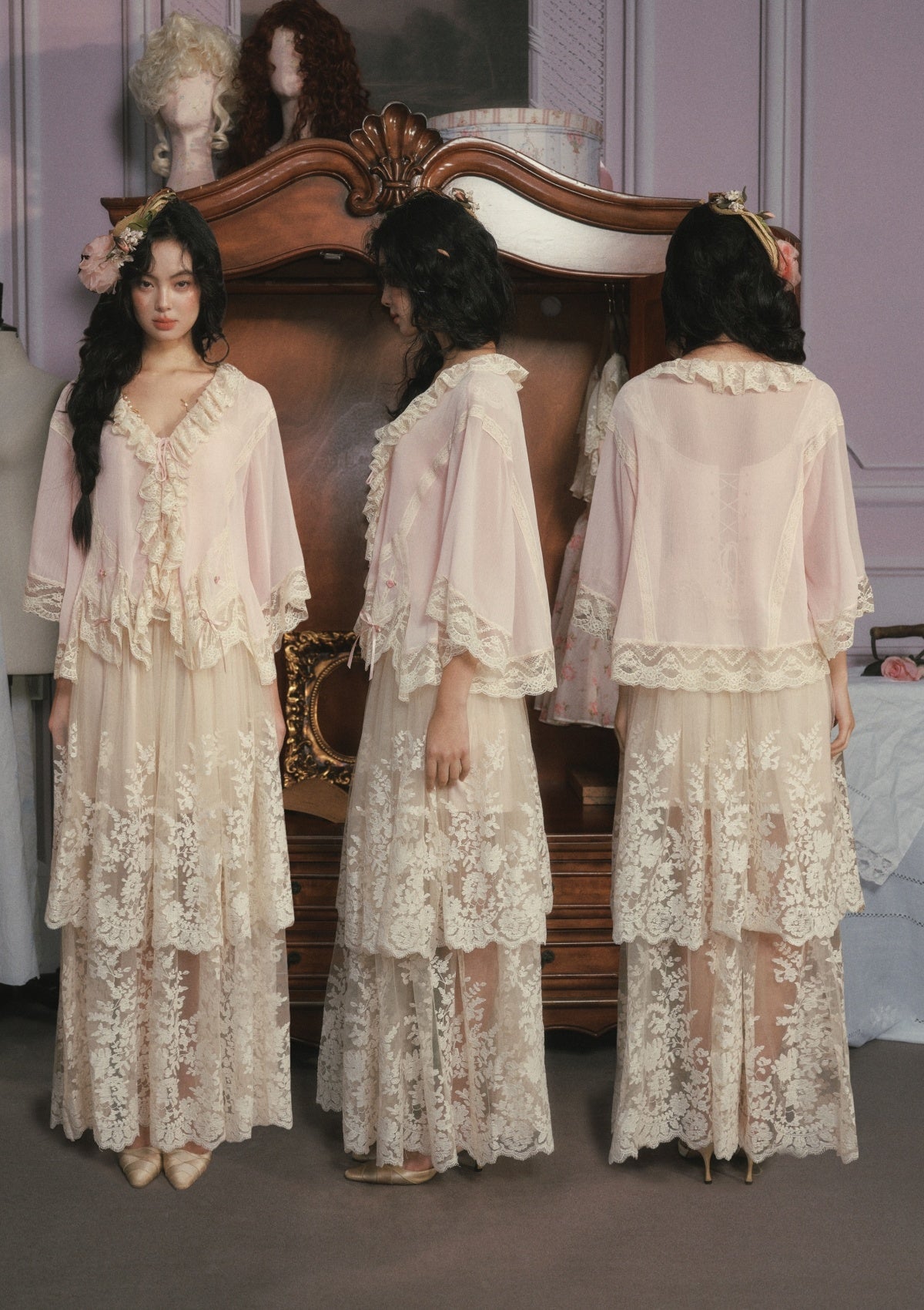 Pink Mist Kite Cardigan