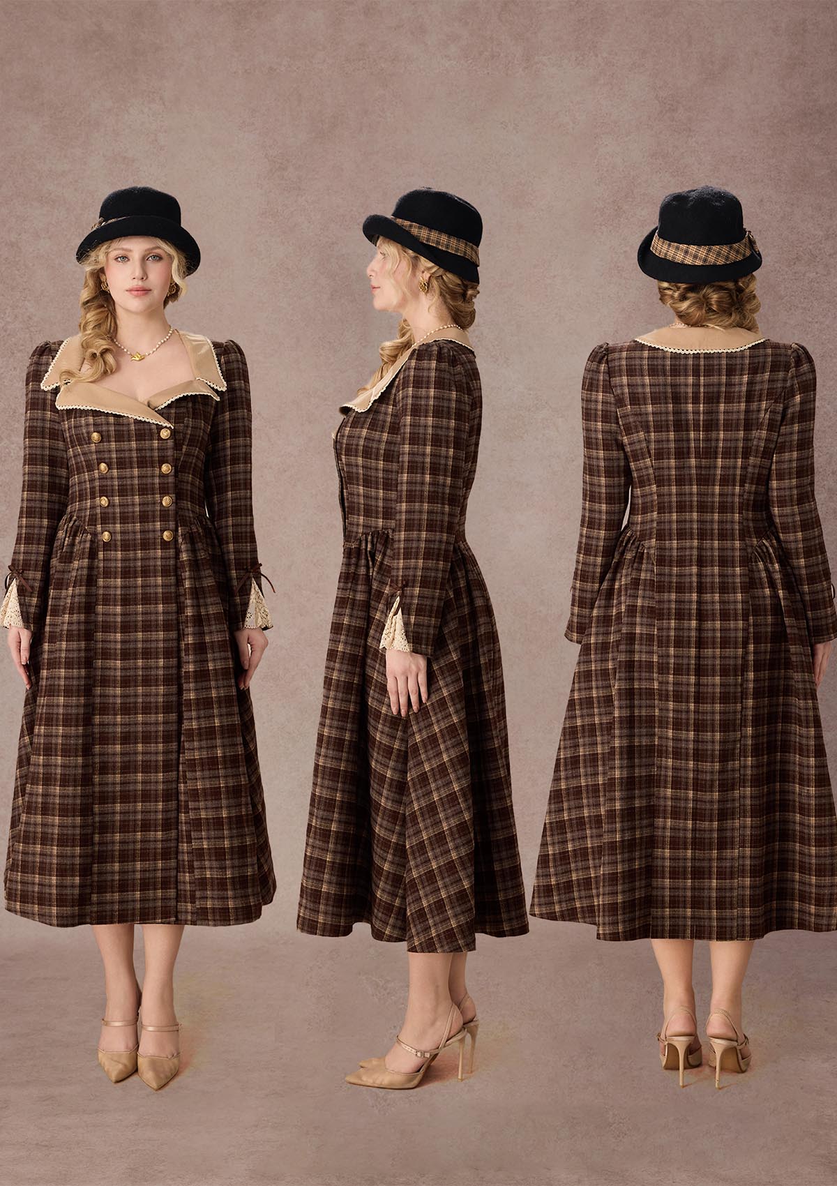 Curve&amp;Plus Oxford Afternoon Coat