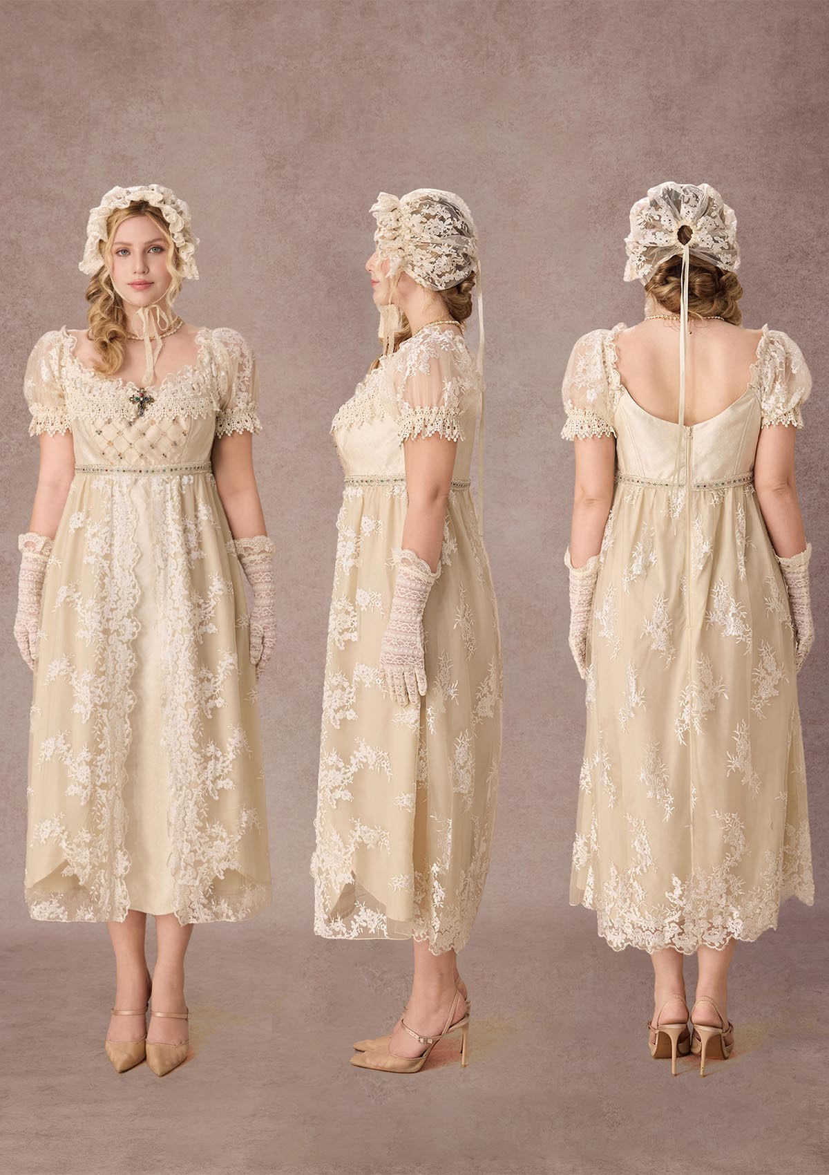Curve&amp;Plus Starlit Lament Empire Dress