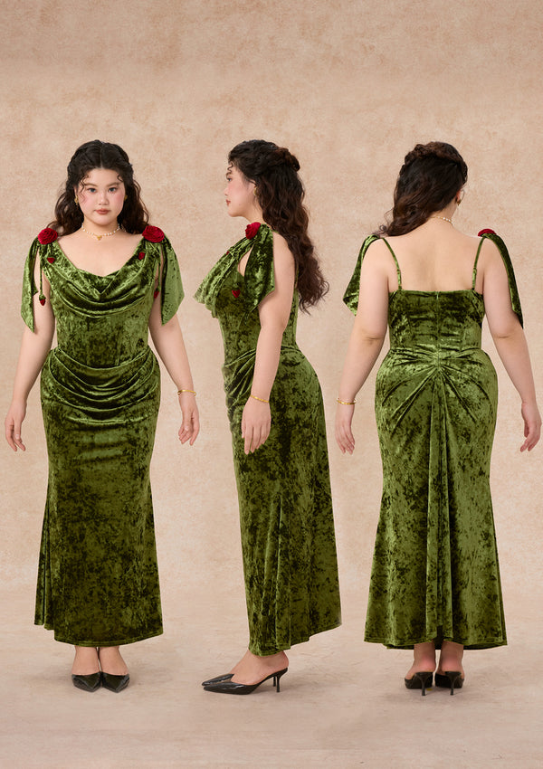 Curve & Plus Greenwood Rose Metamorphosis Dress