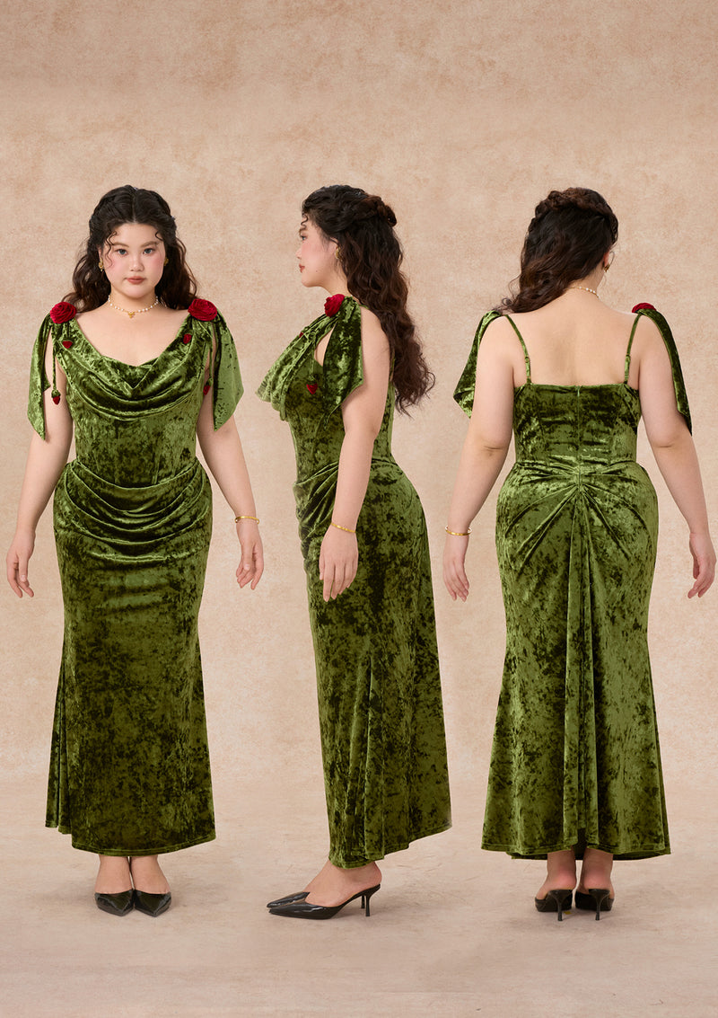 Curve & Plus Greenwood Rose Metamorphosis Dress