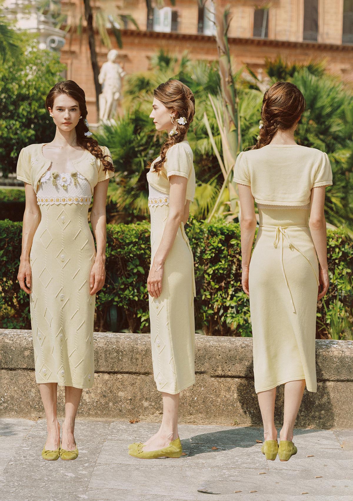 Daisy Journal short Cardigan