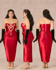 Curve&Plus Queen Kalp Korse Elbise