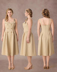 Curve&Plus Cream Tea Trench Dress