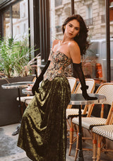 Florence Opera Satin Skirt