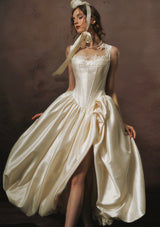 White Coronation Corset Dress