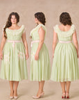 Curve&Plus Grünes Drachenkleid