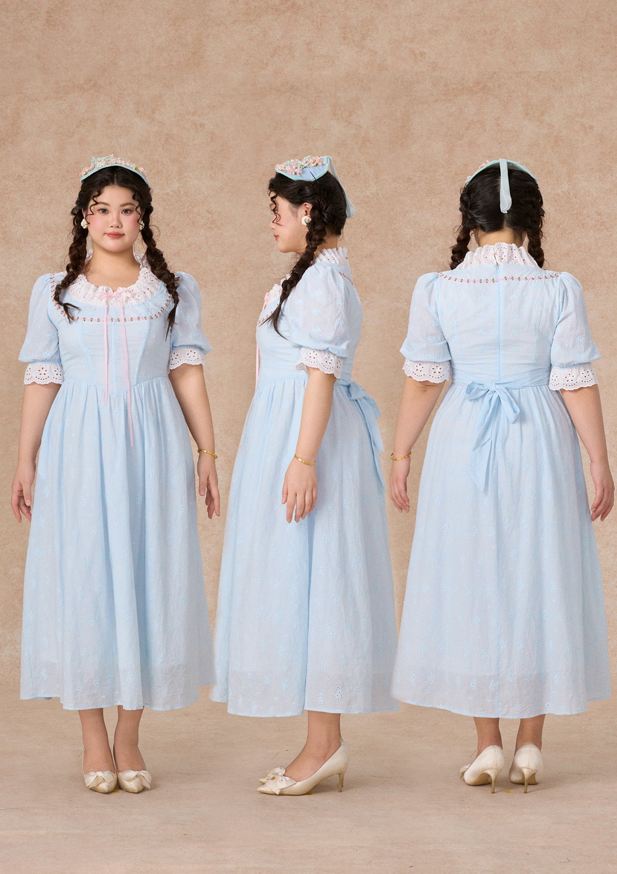 Curve & Plus Mary's Morning Light Corset Dress