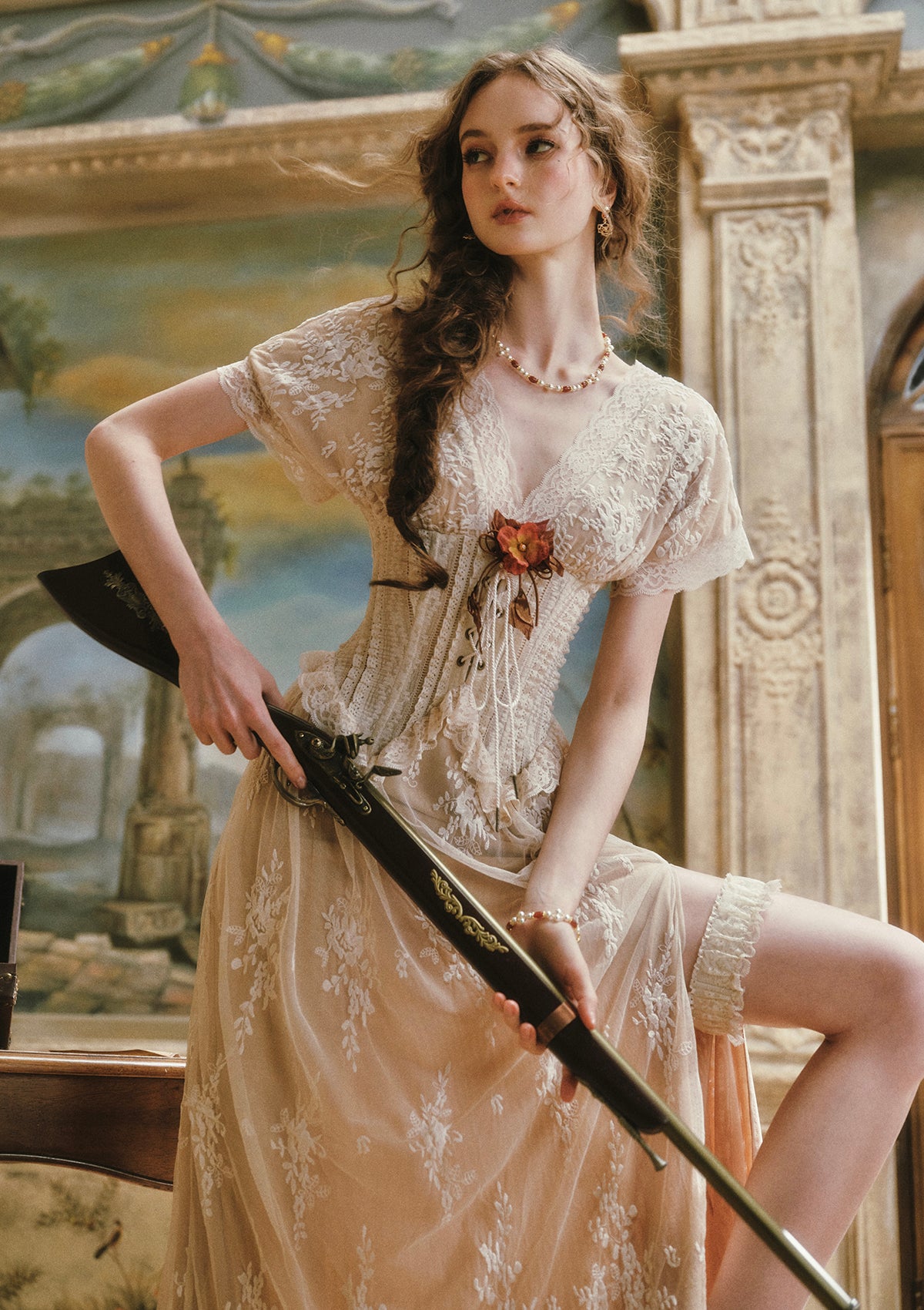 Wild Thorn Rose Corset Dress