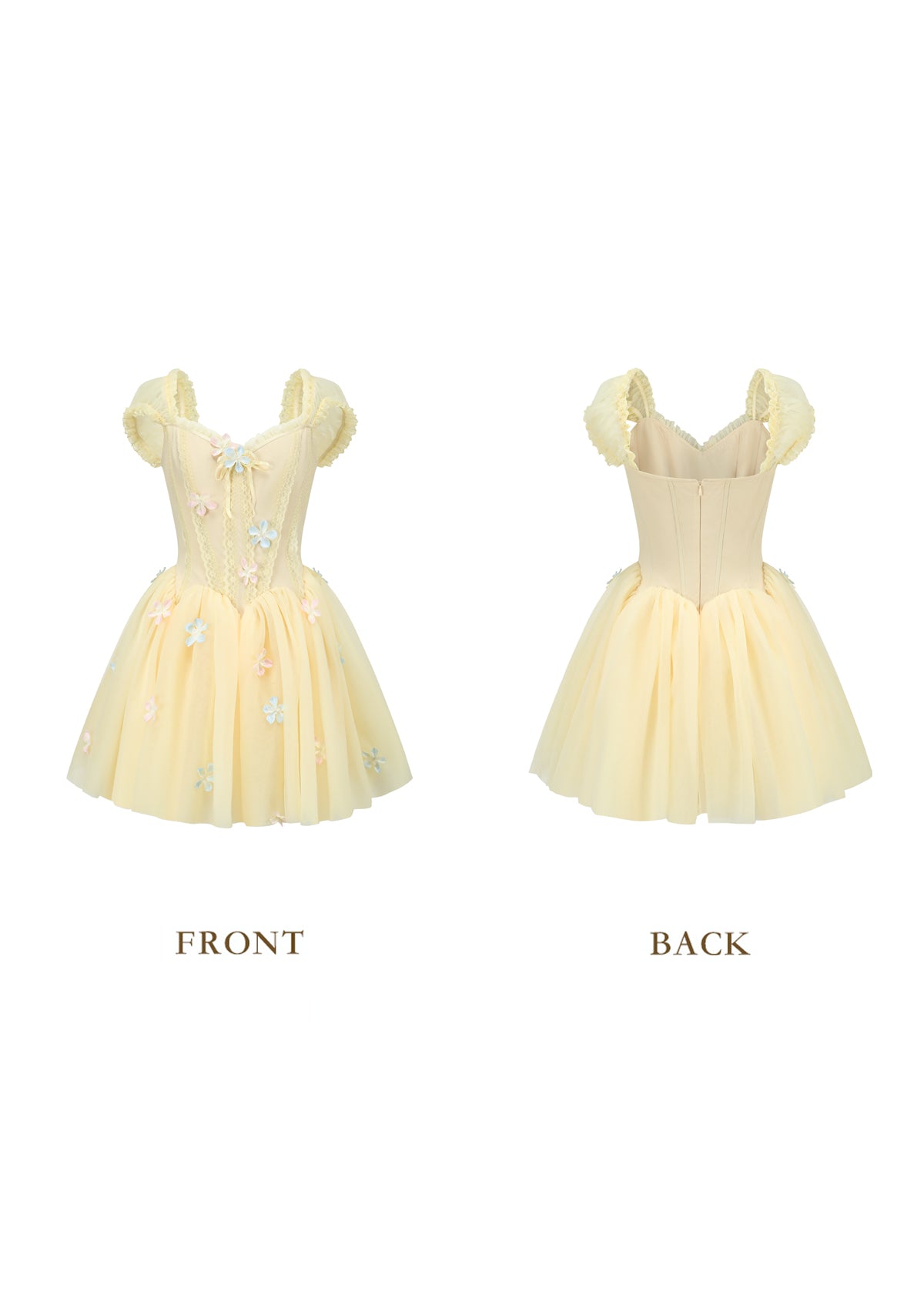 Flower Archer Corset Dress