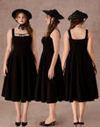Curve&Plus Beyond Campus Black Dress(Long)