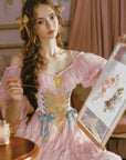 Embroidered Princess Corset Dress