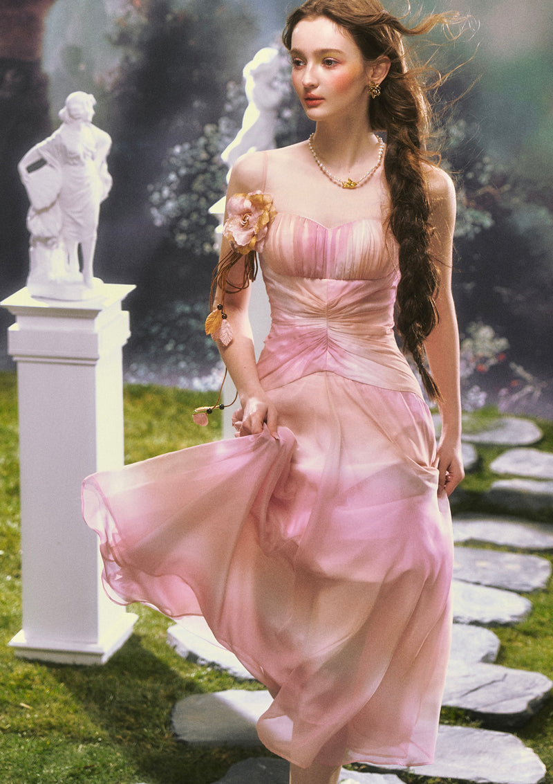 sakura dress design Sakura inspired elven bridal gowns