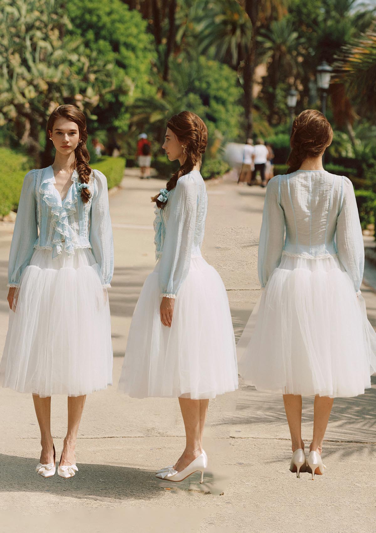 LM Styling Diary Skirt (white)